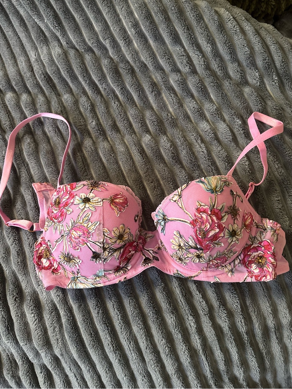 Victoria's Secret dream angels Pink Floral 32C bra